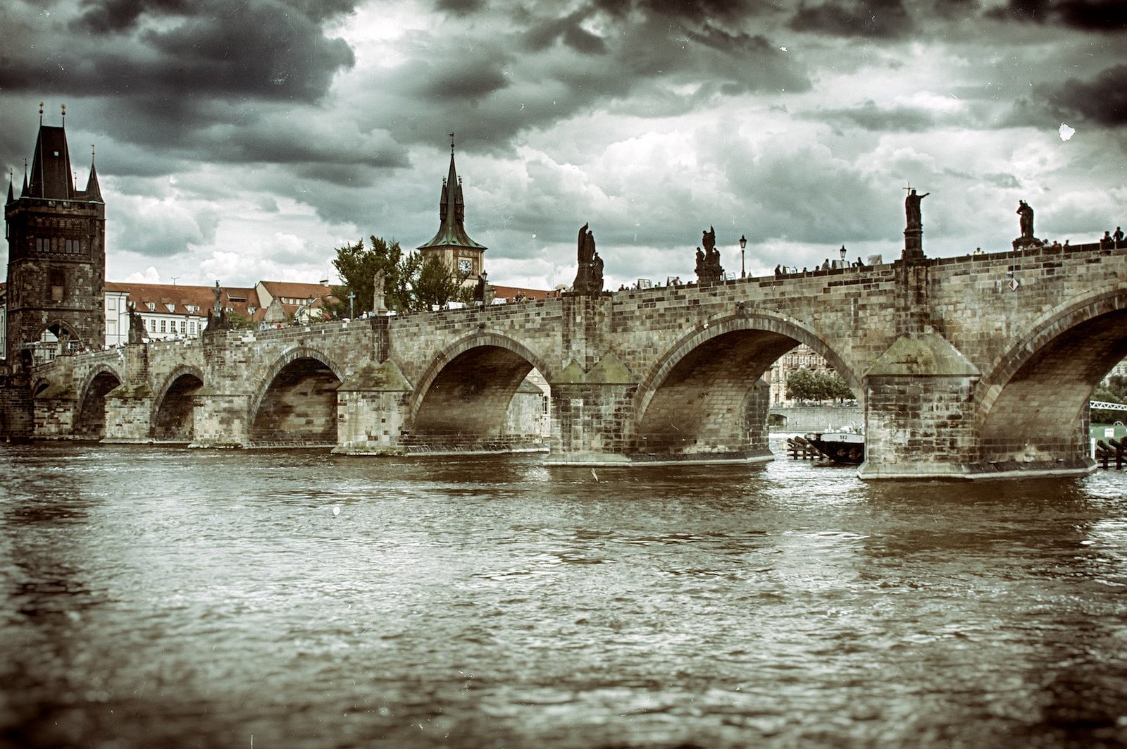 bridge, Rivers, Nature, Water, Architecture, Rock, Iron, Landscapes, City, Wallpaper Wallpaper