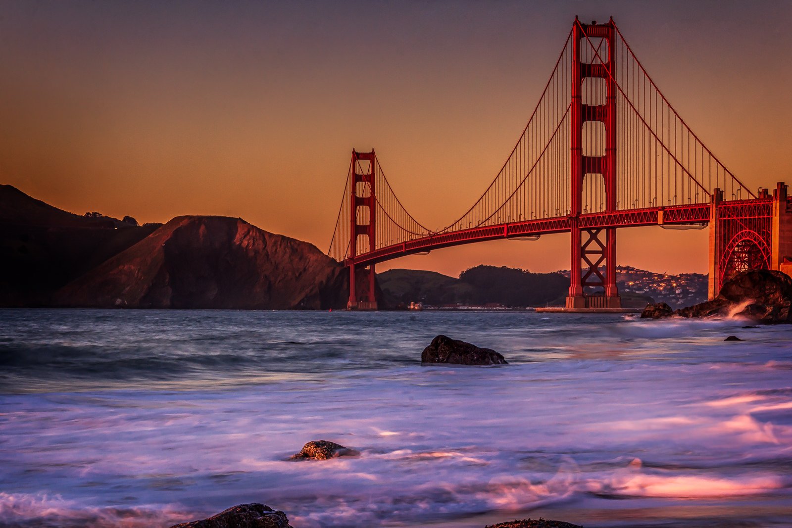 bridge, Rivers, Nature, Water, Architecture, Rock, Iron, Landscapes, City, Wallpaper Wallpaper