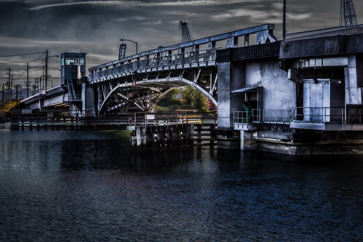 bridge, Rivers, Nature, Water, Architecture, Rock, Iron, Landscapes, City, Wallpaper HD Wallpaper Desktop Background