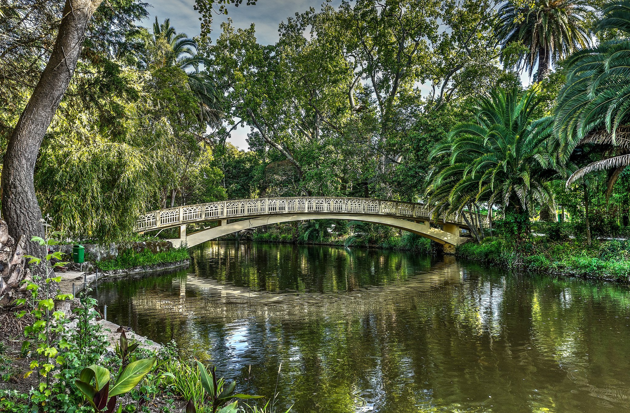 bridge, Rivers, Nature, Water, Architecture, Rock, Iron, Landscapes, City, Wallpaper Wallpaper