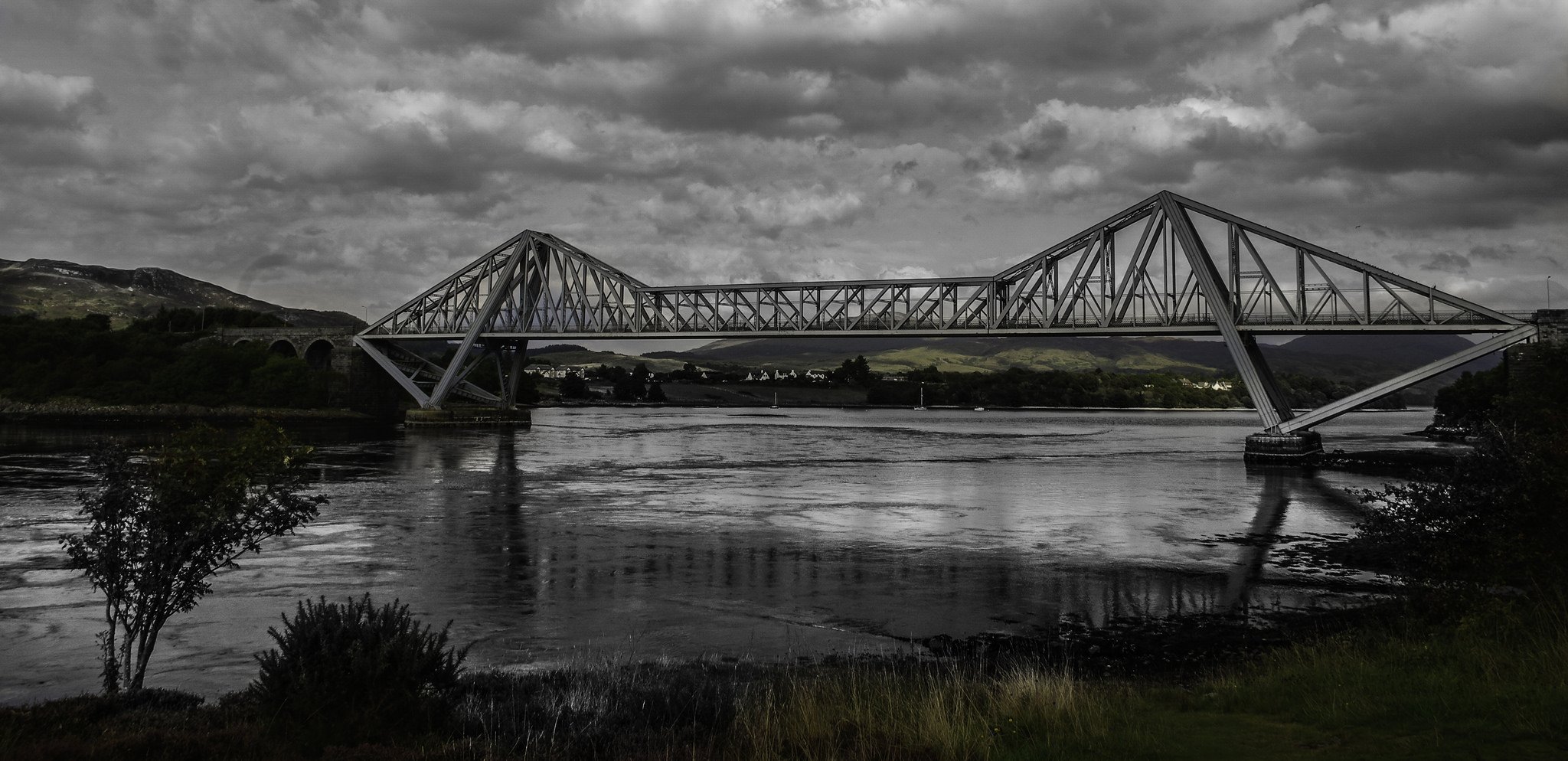 bridge, Rivers, Nature, Water, Architecture, Rock, Iron, Landscapes, City, Wallpaper Wallpaper