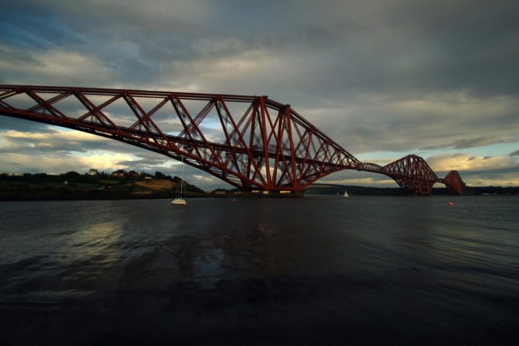 bridge, Rivers, Nature, Water, Architecture, Rock, Iron, Landscapes, City, Wallpaper HD Wallpaper Desktop Background