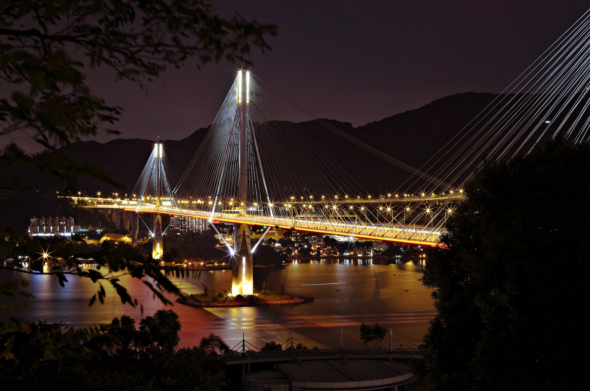 bridge, Rivers, Nature, Water, Architecture, Rock, Iron, Landscapes, City, Wallpaper Wallpaper