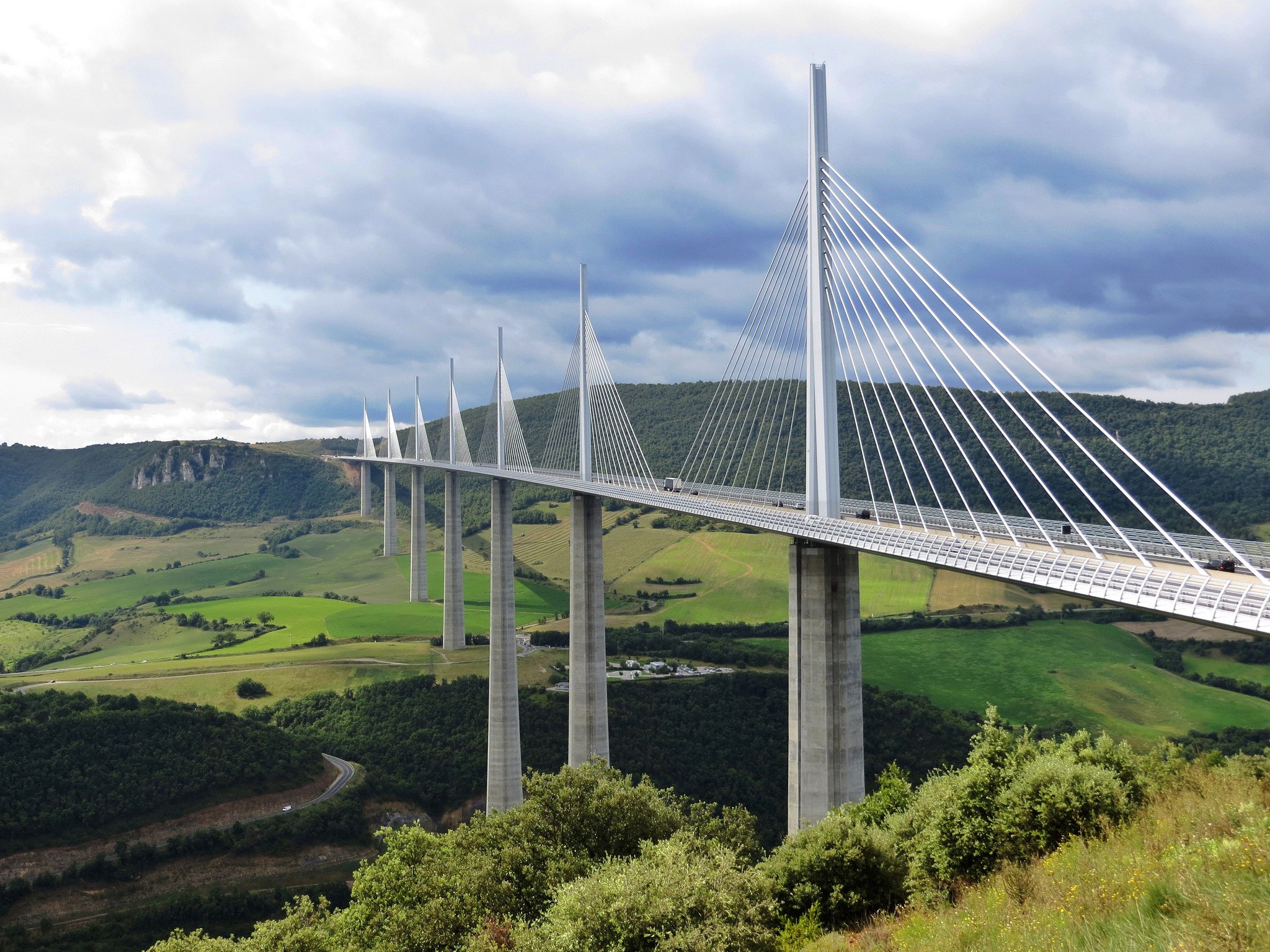 bridge, Rivers, Nature, Water, Architecture, Rock, Iron, Landscapes, City, Wallpaper Wallpaper