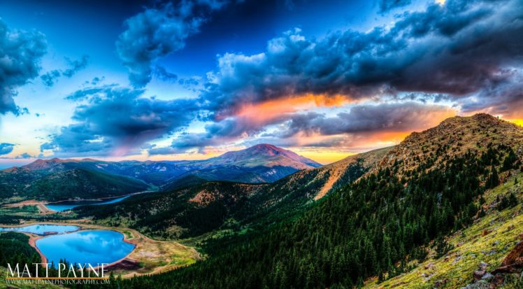 sky, Clouds, Nature, Mountain, Blue HD Wallpaper Desktop Background