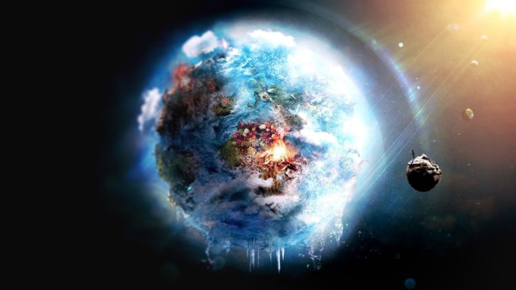 planet, Earth, Future, Apoclypse, Fantasy, Space HD Wallpaper Desktop Background