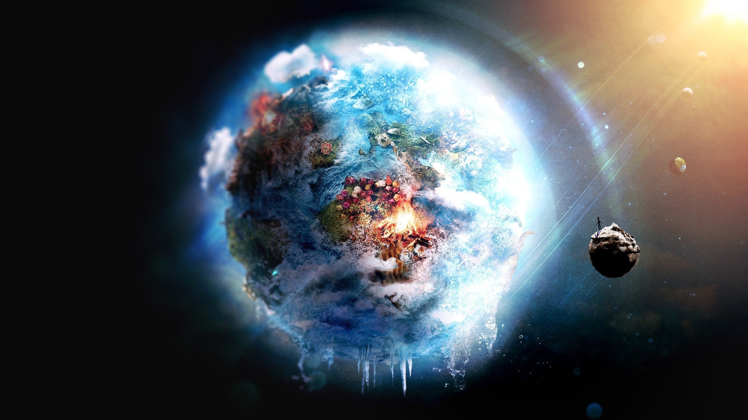 planet, Earth, Future, Apoclypse, Fantasy, Space Wallpaper