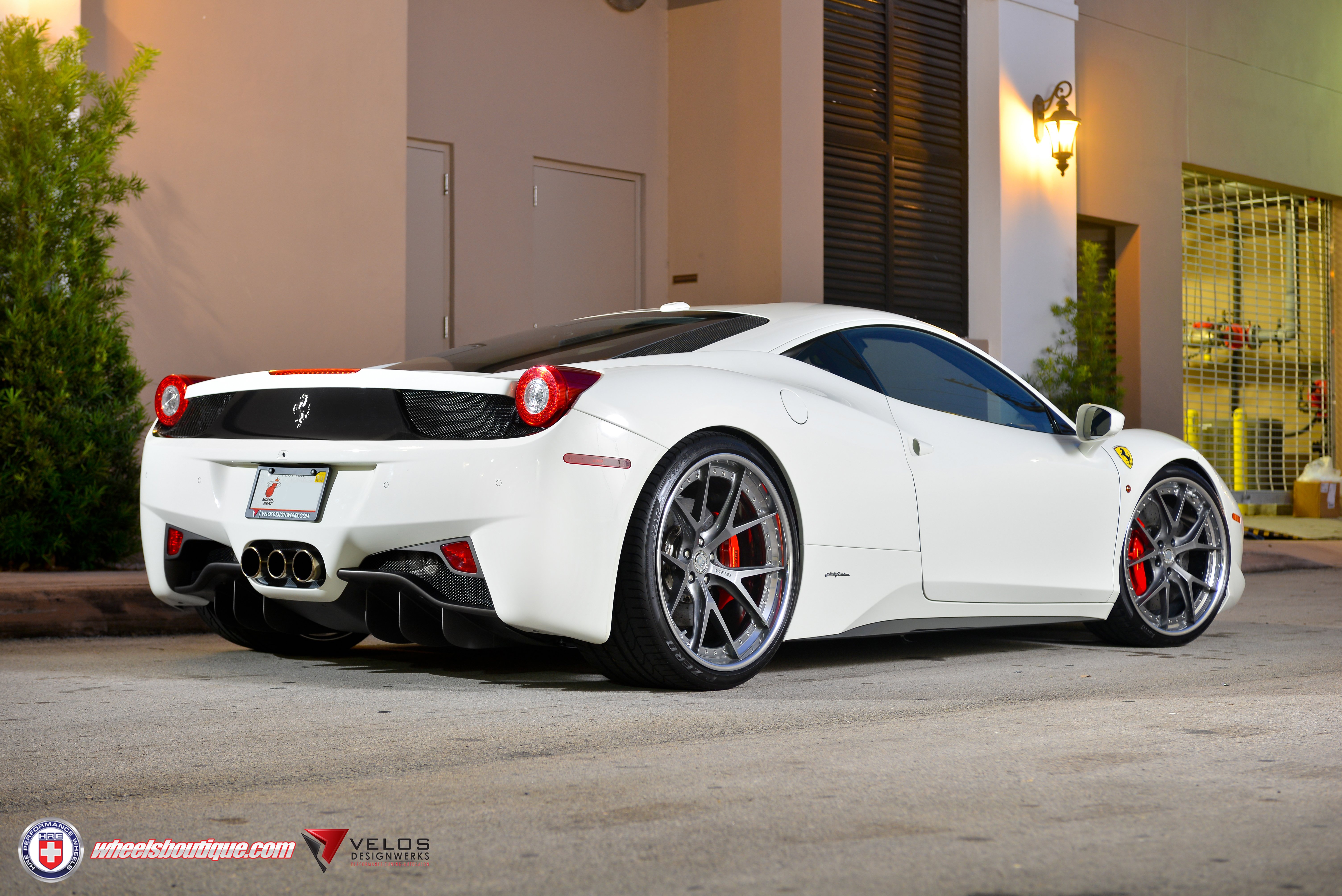 ferrari, 458, White Wallpaper