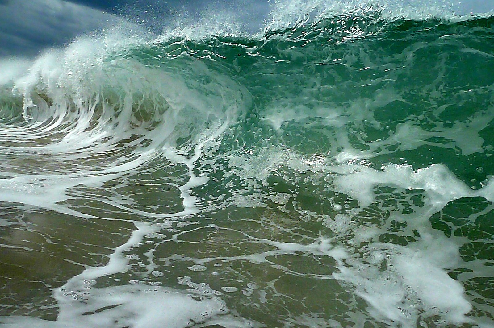 ocean, Sea, Water, Surf, Nature, Landscape Wallpaper