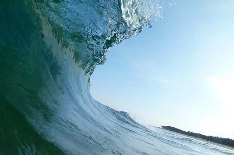 ocean, Sea, Water, Surf, Nature, Landscape HD Wallpaper Desktop Background