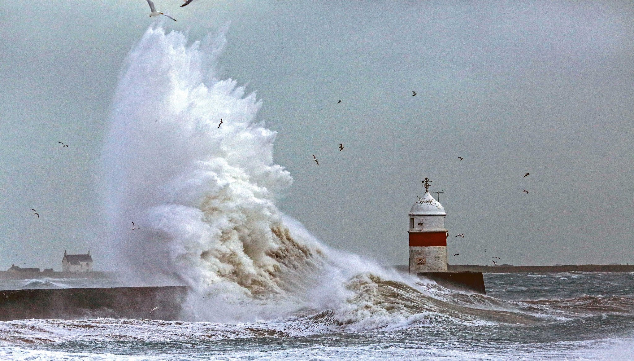 coast, Lighthouse, Nature, Ocean, Phares, Semaphore, Wallpapers Wallpaper