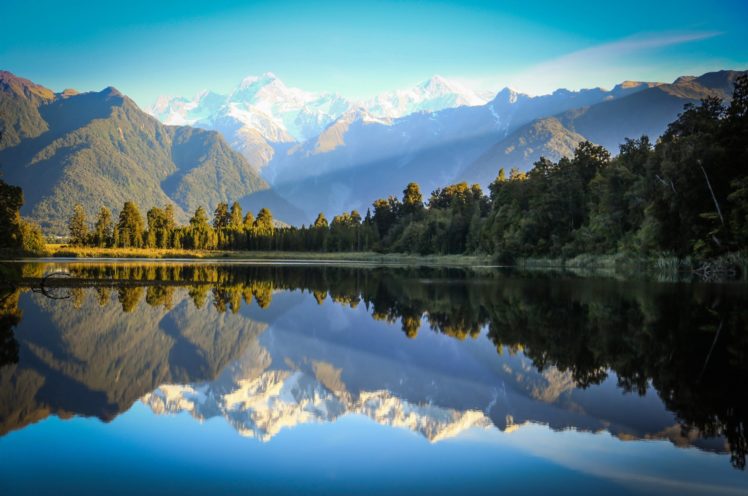 mountains, Lake, Forest, Nature, Wild HD Wallpaper Desktop Background