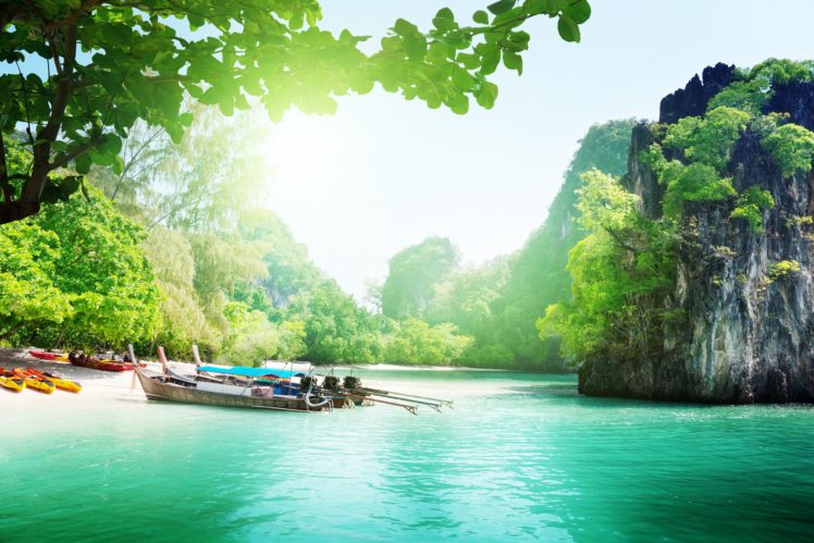 river, Blue, Island, Forest, Green, Summer, Wild, Nature HD Wallpaper Desktop Background