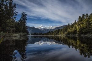 forests, Lakes, Mountains, Reflection, Nature, Landscapes, Water, Trees, Wallpaper, Forests, Sky, Rock
