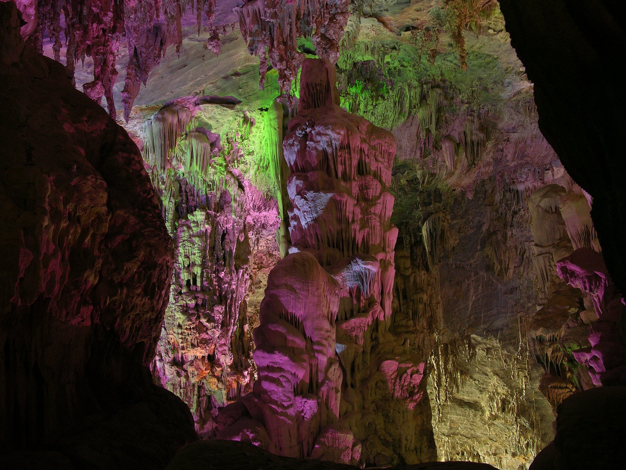 cave, Entrance, Grotto, Stalagmites, Stalagmites, Sous, Terre, Under, Land Wallpaper