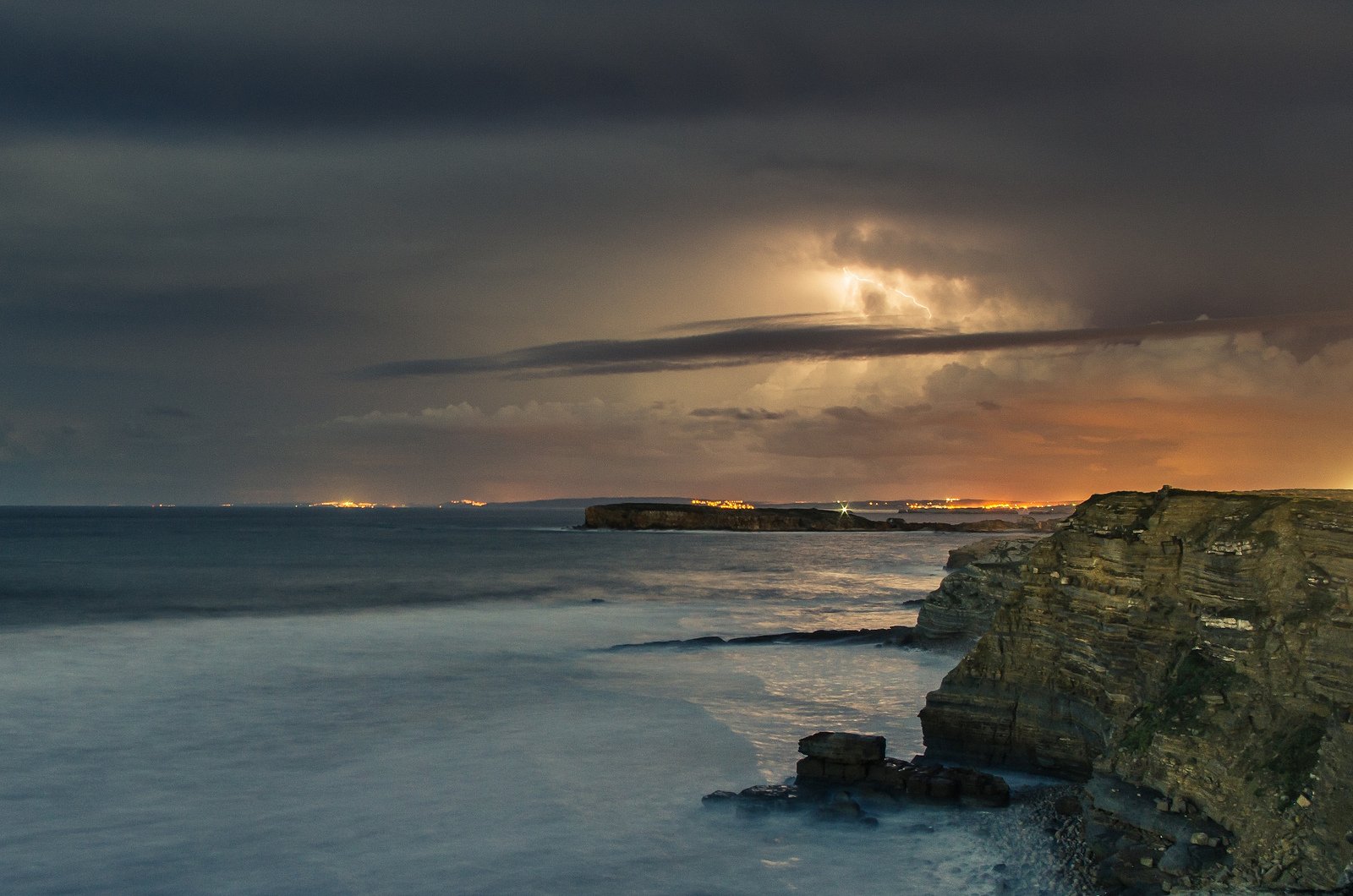 thunder, Storn, Flash, Lightning, Sky, Night, Eclair, Nuit, Foudre, Nature, Walppaper Wallpaper