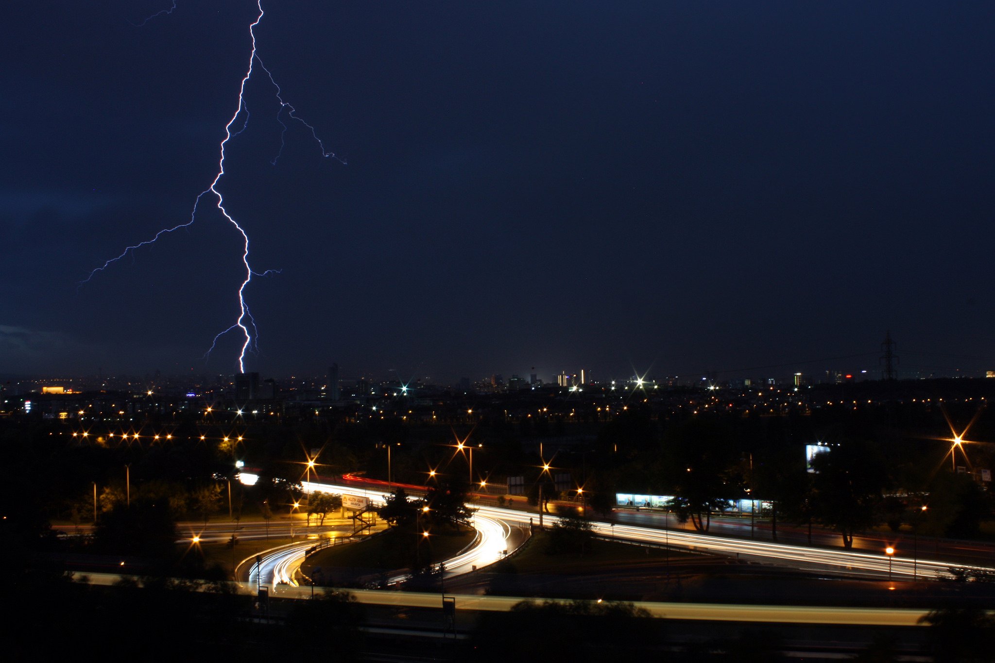 thunder, Storn, Flash, Lightning, Sky, Night, Eclair, Nuit, Foudre, Nature, Walppaper Wallpaper