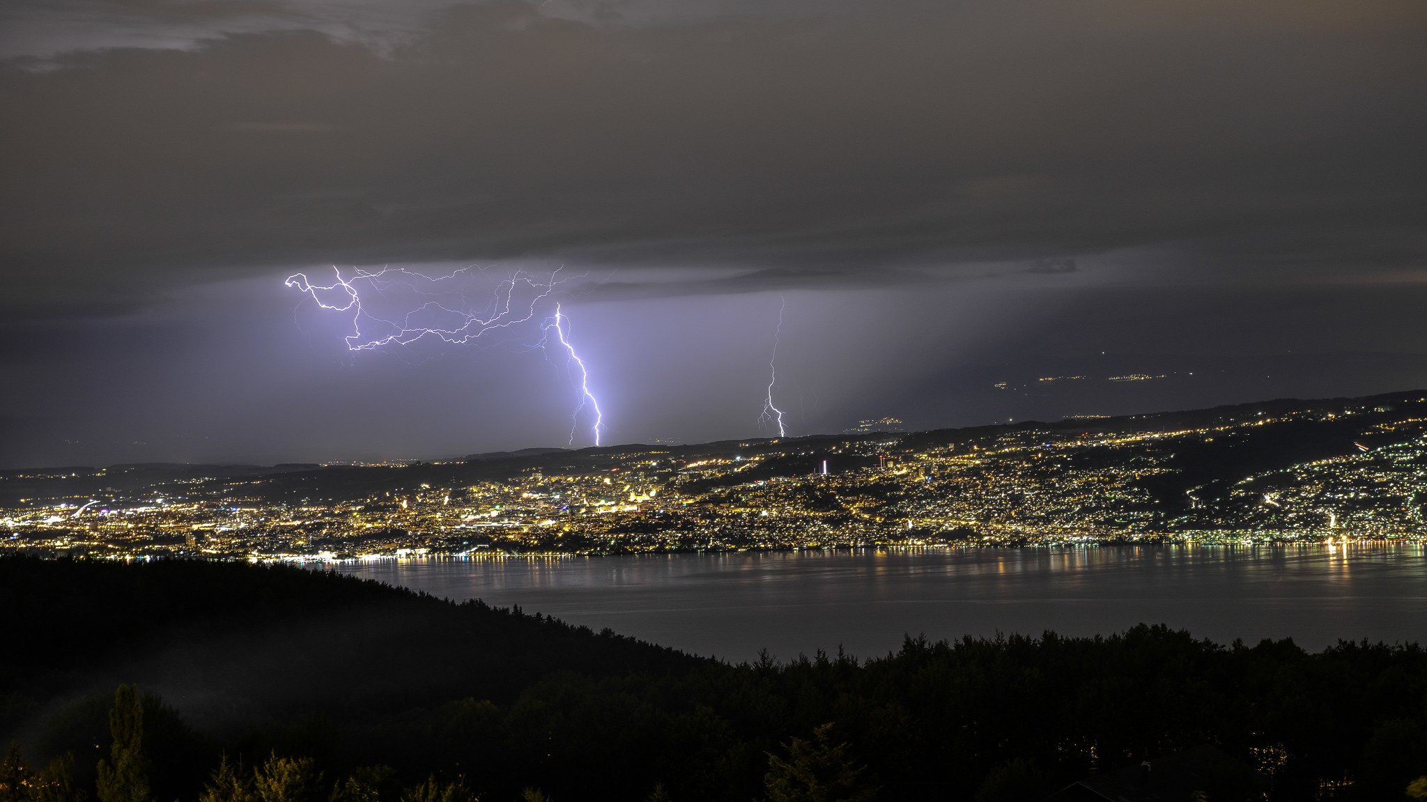 thunder, Storn, Flash, Lightning, Sky, Night, Eclair, Nuit, Foudre, Nature, Walppaper Wallpaper