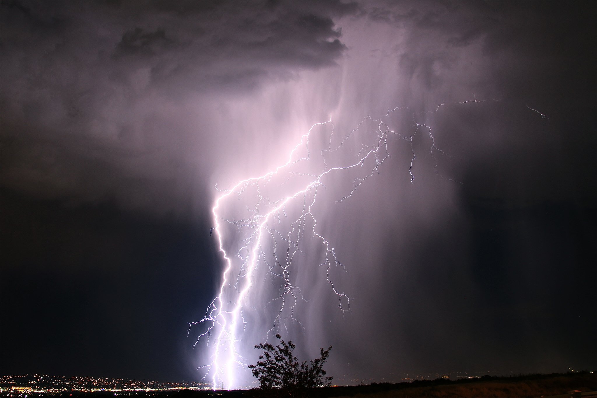 thunder, Storn, Flash, Lightning, Sky, Night, Eclair, Nuit, Foudre, Nature, Walppaper Wallpaper