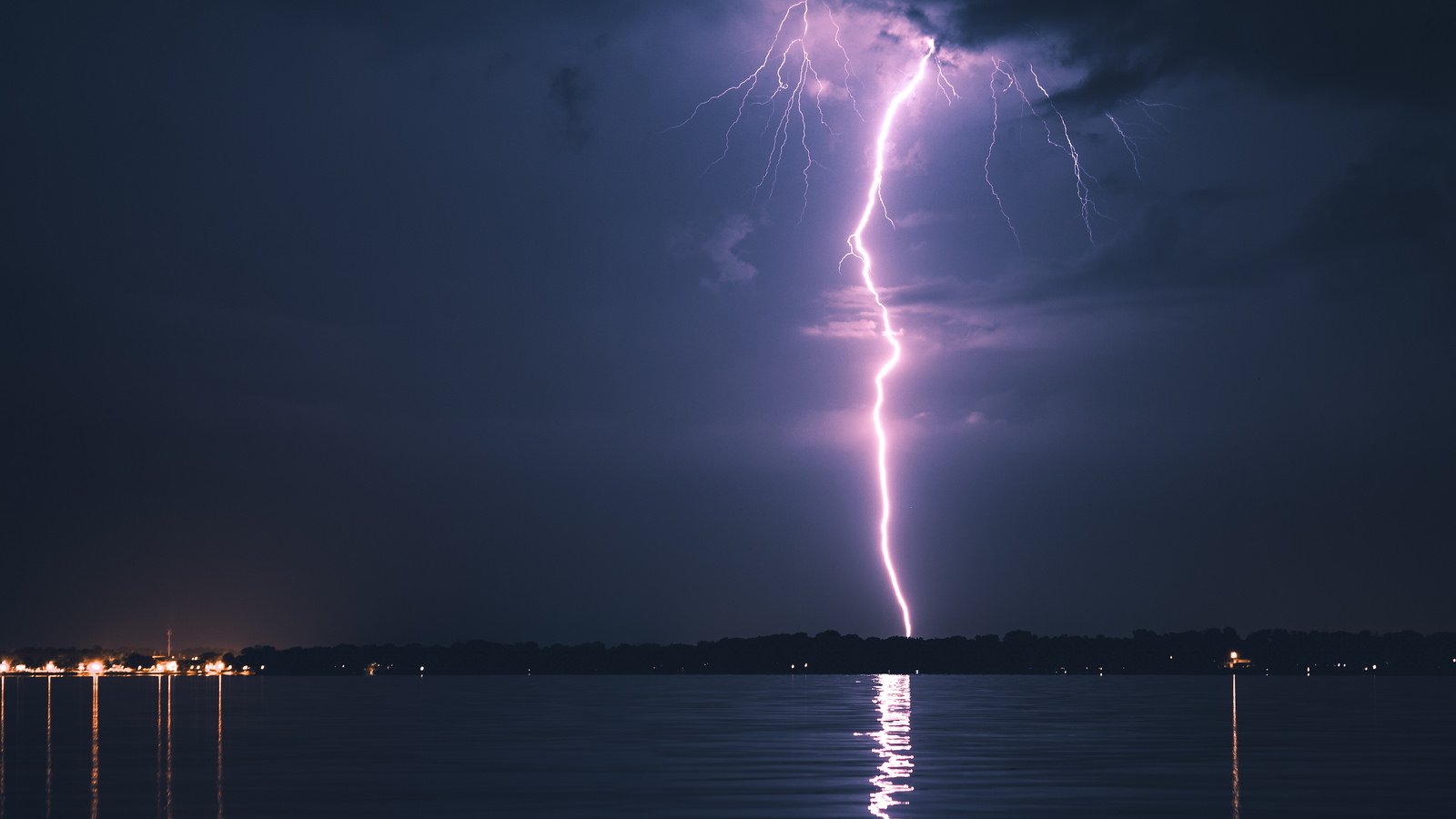 thunder, Storn, Flash, Lightning, Sky, Night, Eclair, Nuit, Foudre, Nature, Walppaper Wallpaper