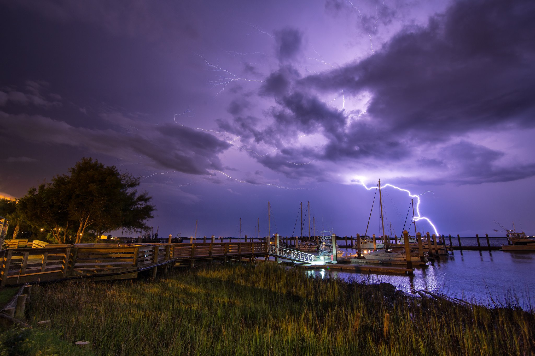 thunder, Storn, Flash, Lightning, Sky, Night, Eclair, Nuit, Foudre, Nature, Walppaper Wallpaper