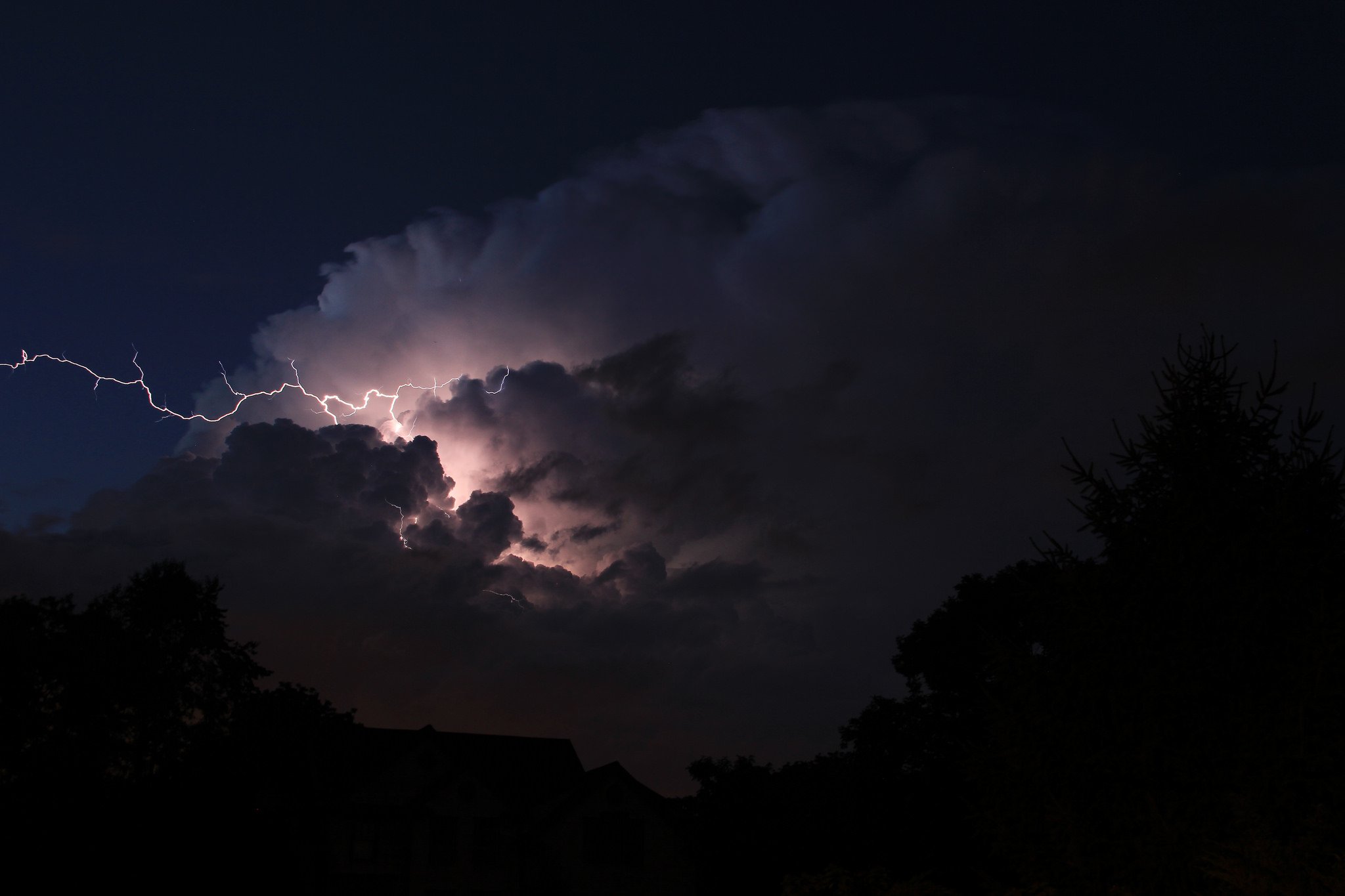thunder, Storn, Flash, Lightning, Sky, Night, Eclair, Nuit, Foudre, Nature, Walppaper Wallpaper