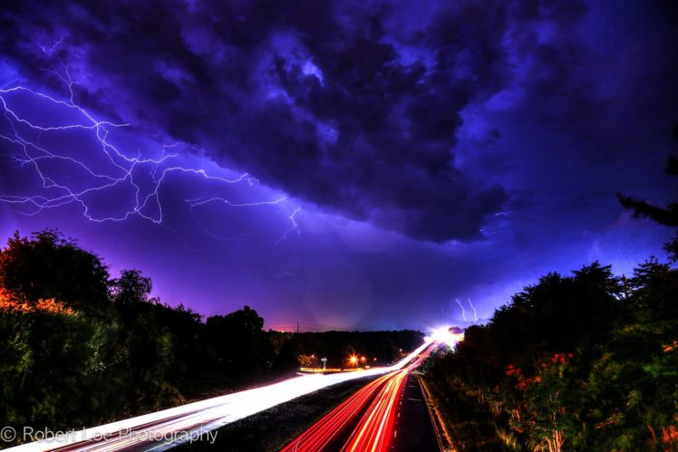 thunder, Storn, Flash, Lightning, Sky, Night, Eclair, Nuit, Foudre, Nature, Walppaper HD Wallpaper Desktop Background