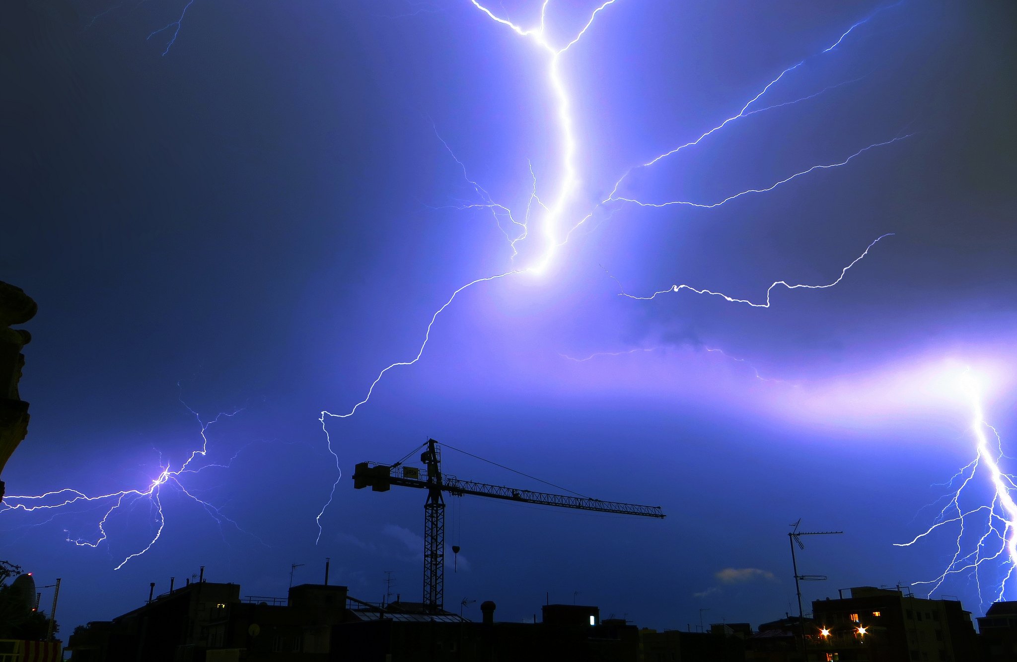 thunder, Storn, Flash, Lightning, Sky, Night, Eclair, Nuit, Foudre, Nature, Walppaper Wallpaper