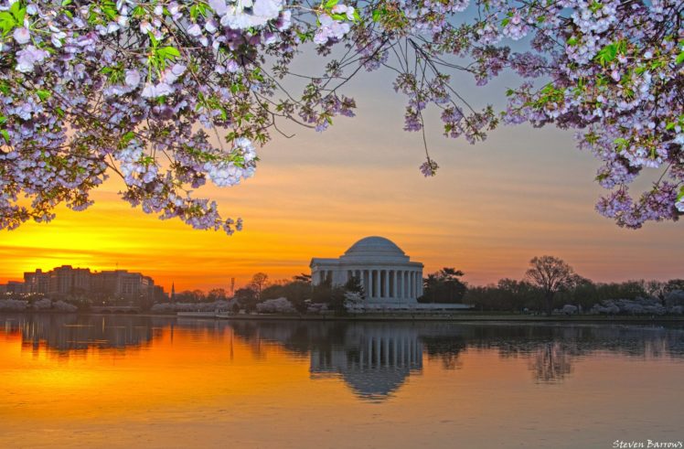 buildings, Monuments, Reflection, States, United, Usa, Washington HD Wallpaper Desktop Background