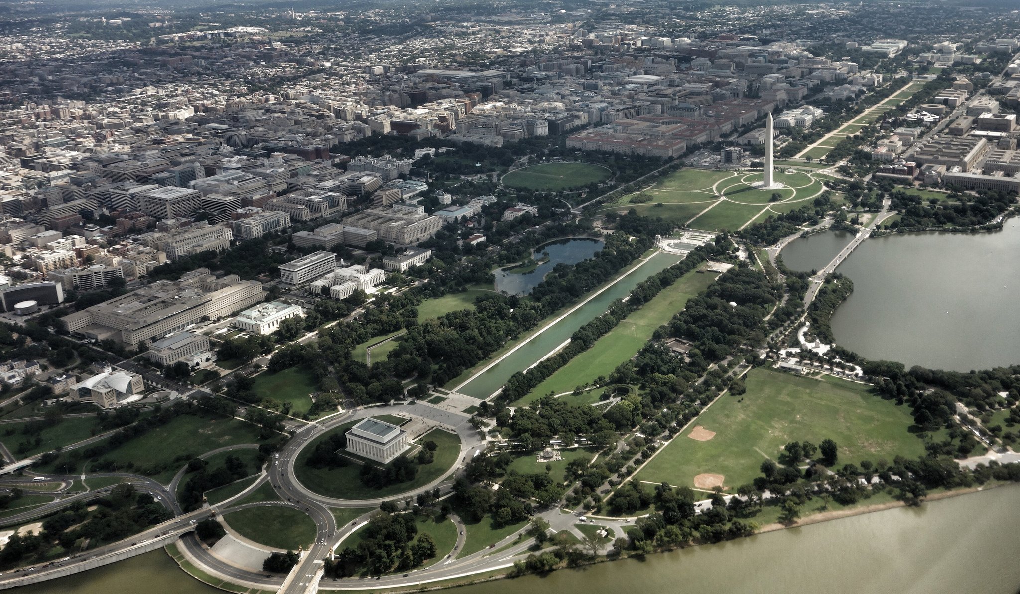 buildings, Monuments, Reflection, States, United, Usa, Washington Wallpaper