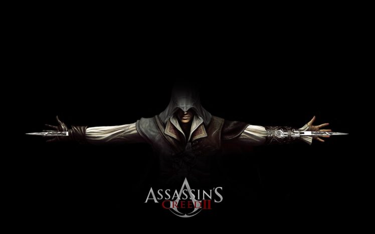 assassins, Creed, 2,  , Ezio black game knife HD Wallpaper Desktop Background