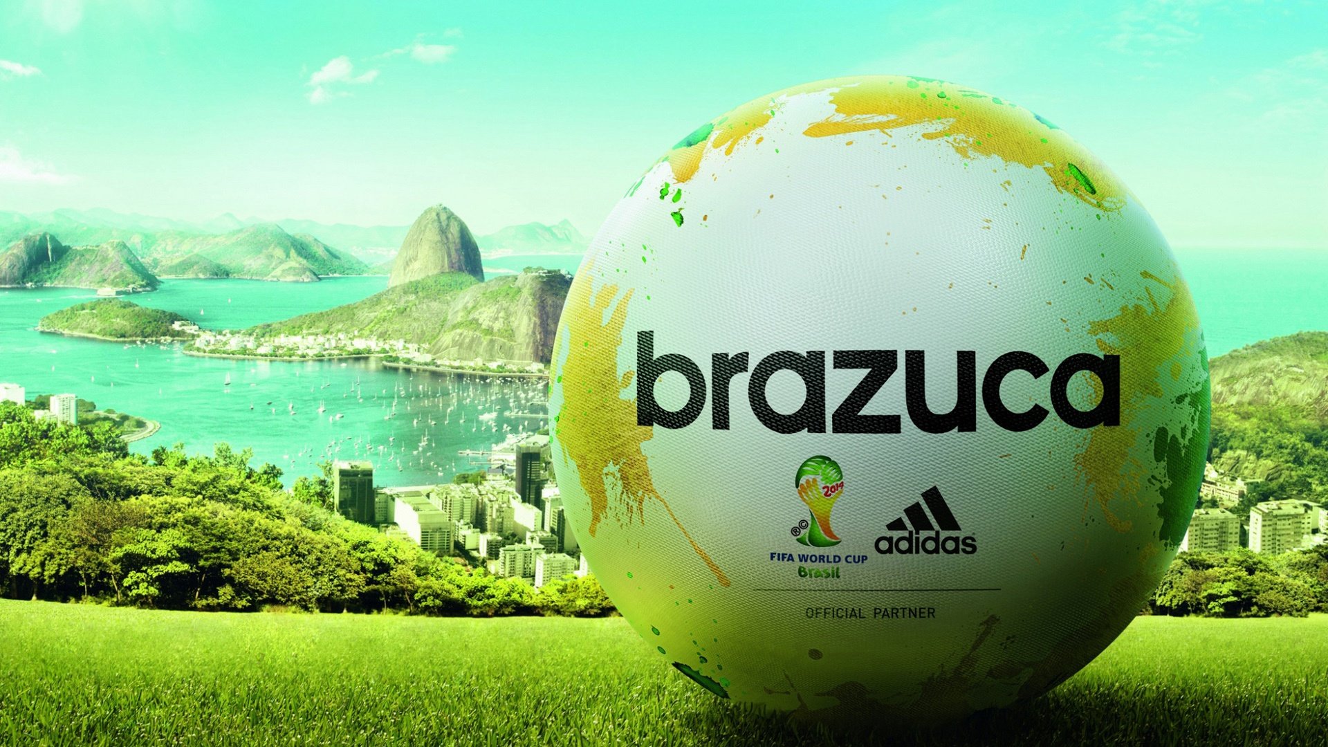 brazuca,  , World cup, 2014 soccer match, Ball, Adidas, Fifa Wallpaper