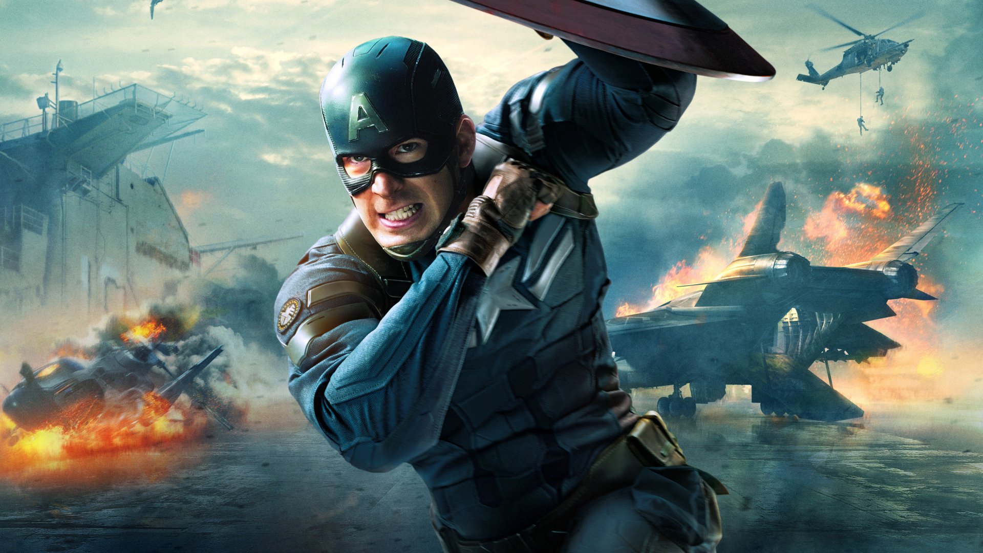 capetan, America, Superhero, Movie Wallpaper