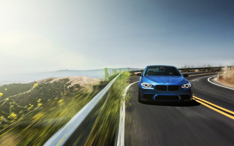 bmw, Car, Blue, Road, Run HD Wallpaper Desktop Background