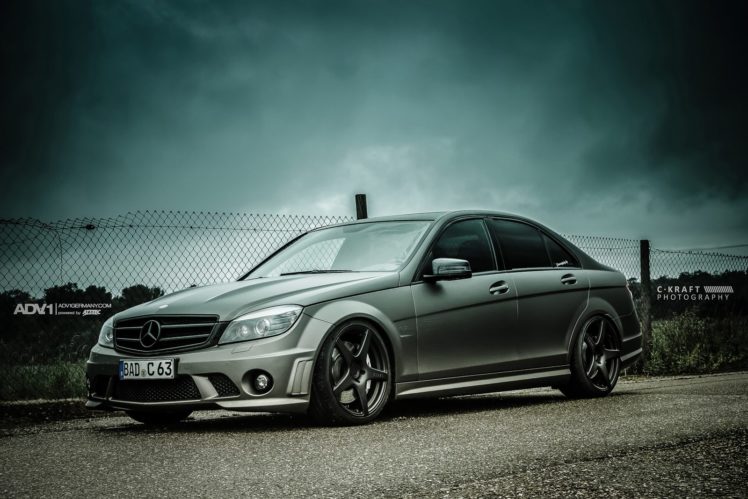 2014, Mercedes, C63, Amg, Adv1, Wheels, Tuning HD Wallpaper Desktop Background