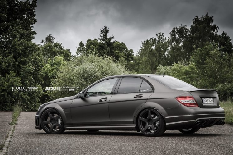 2014, Mercedes, C63, Amg, Adv1, Wheels, Tuning HD Wallpaper Desktop Background