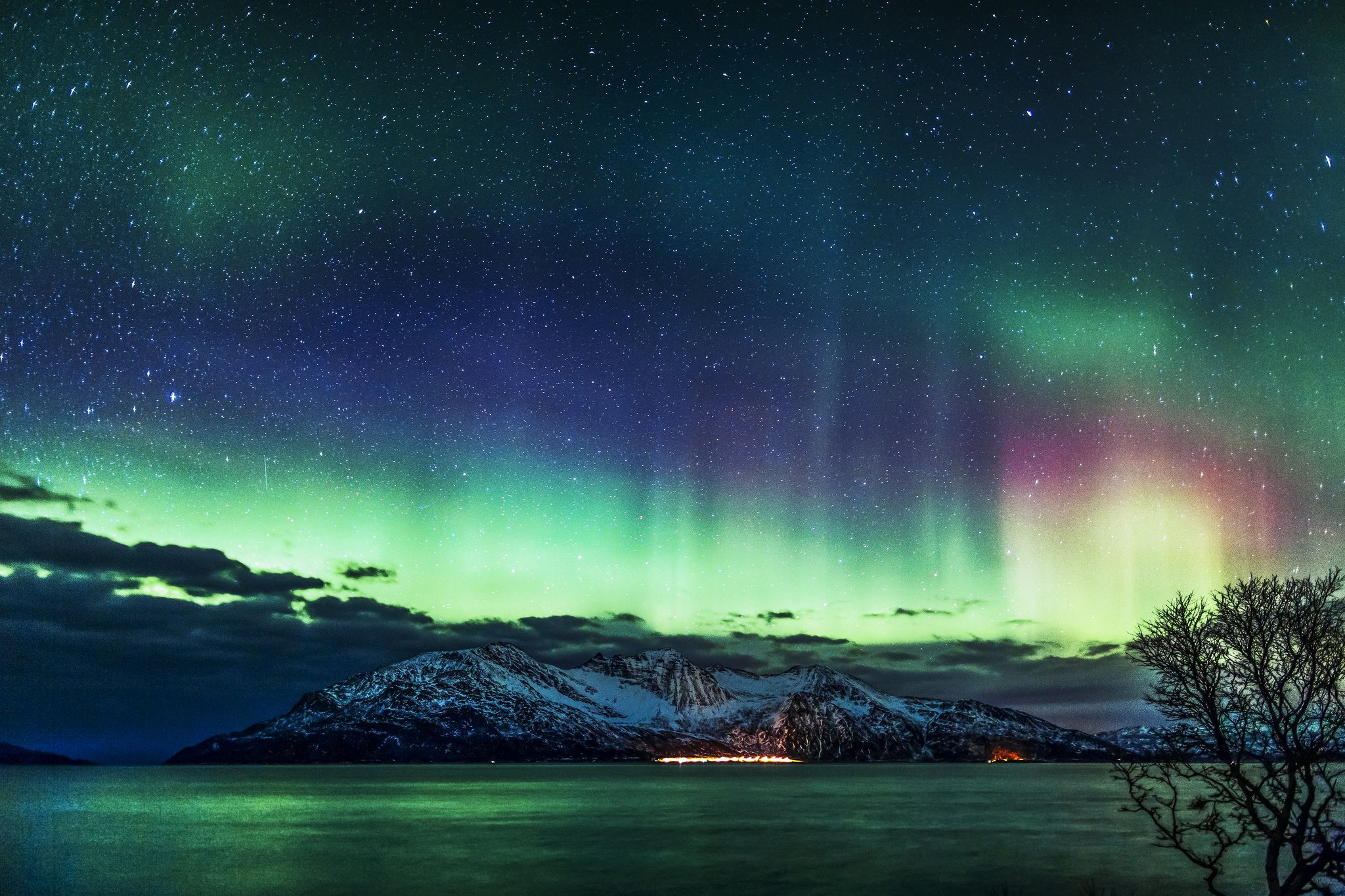 alaska, Aurora, Aurora, Borealis, Northern, Lights, Nature, Sky, Landscape, Outdoors, Artic, Boreale Wallpaper