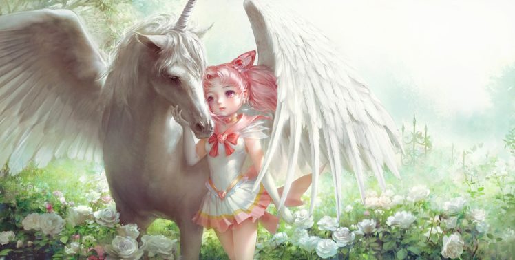 chibiusa, Pegasus, Character, Sailor, Moon, Girl HD Wallpaper Desktop Background