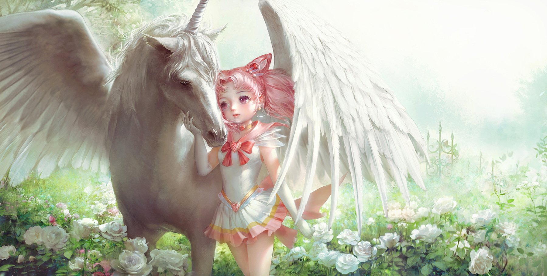 chibiusa, Pegasus, Character, Sailor, Moon, Girl Wallpaper
