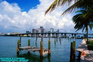 florida, Miami, Tower, Marina, Bridge, Beach, Monuments, Usa, Night, Urban, Cities, United, States, Panorama, Panoramic