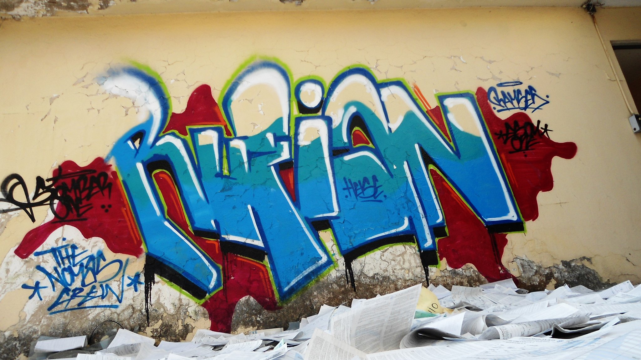 graffiti wall art