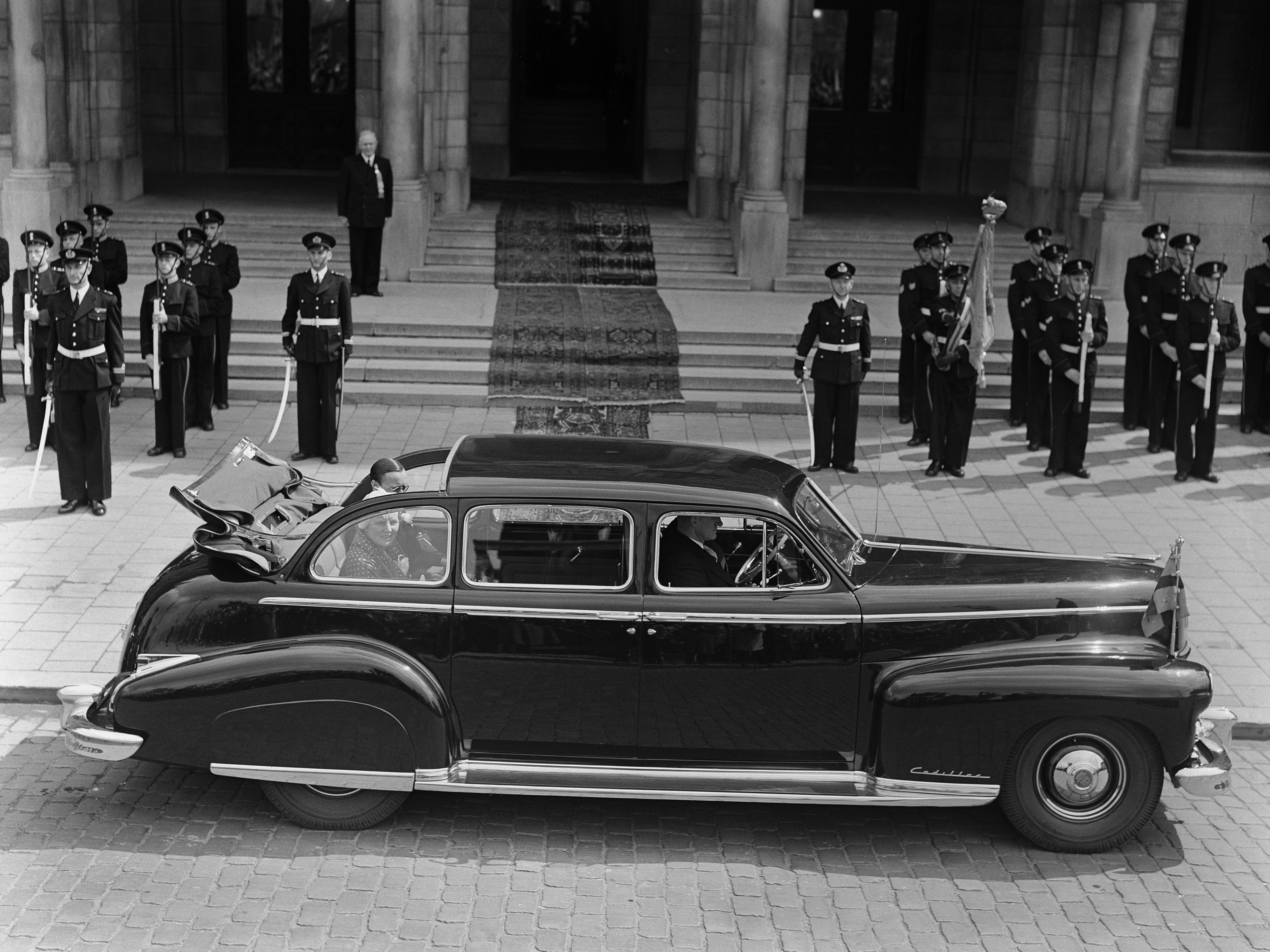 1949, Cadillac, Seventy five, Landaulet, Limousine, Luxury Wallpaper