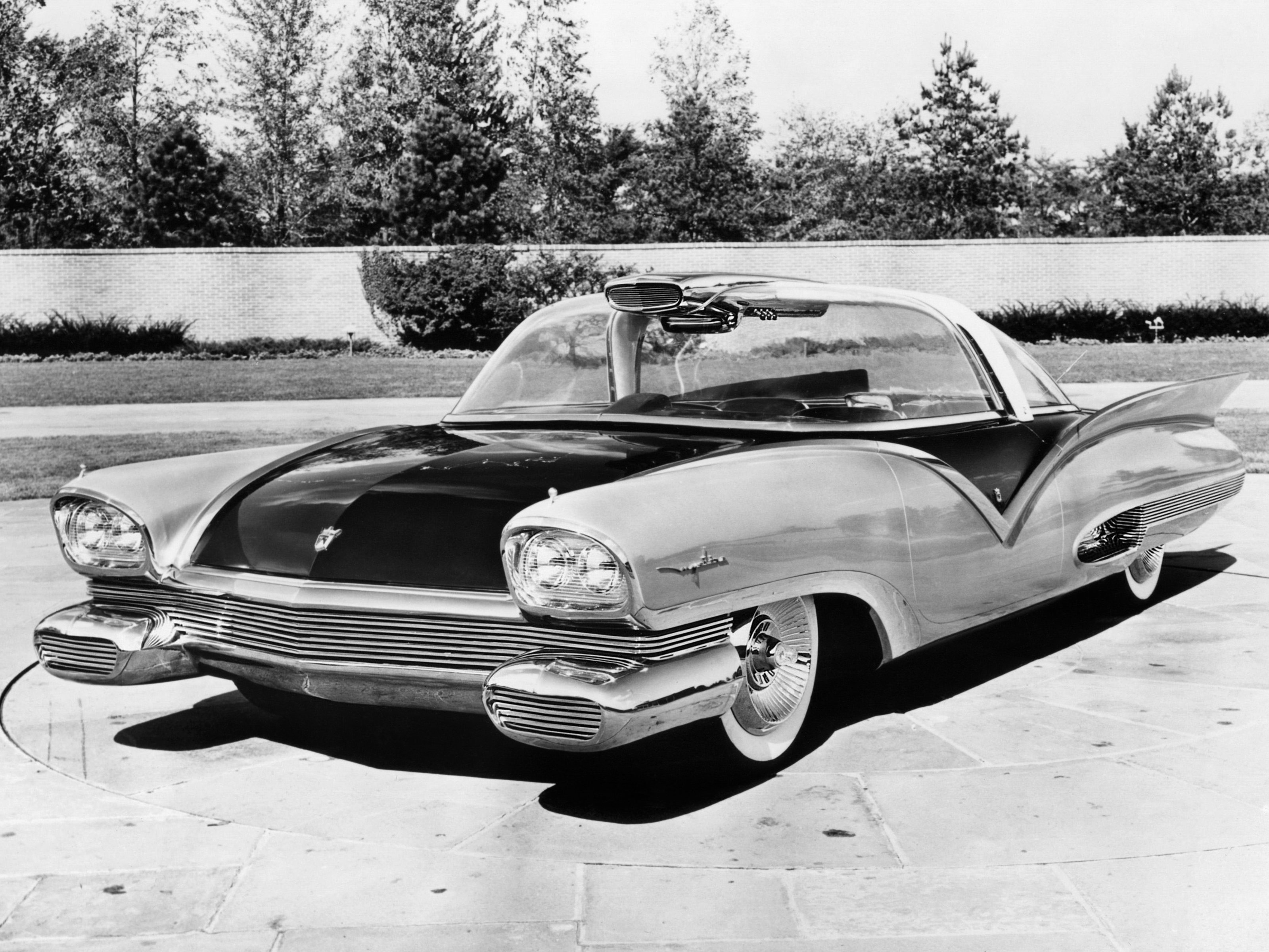 1956, Ford, Mystere, Concept, Retro, Luxury Wallpaper