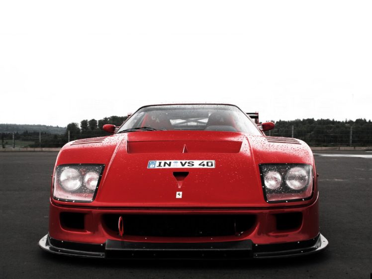 1988, Ferrari, F40, L m, Michelotto, Supercar, Race, Racing HD Wallpaper Desktop Background