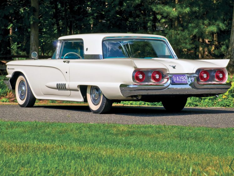 1958, Ford, Thunderbird, Hardtop, Coupe,  63a , Luxury, Retro HD Wallpaper Desktop Background