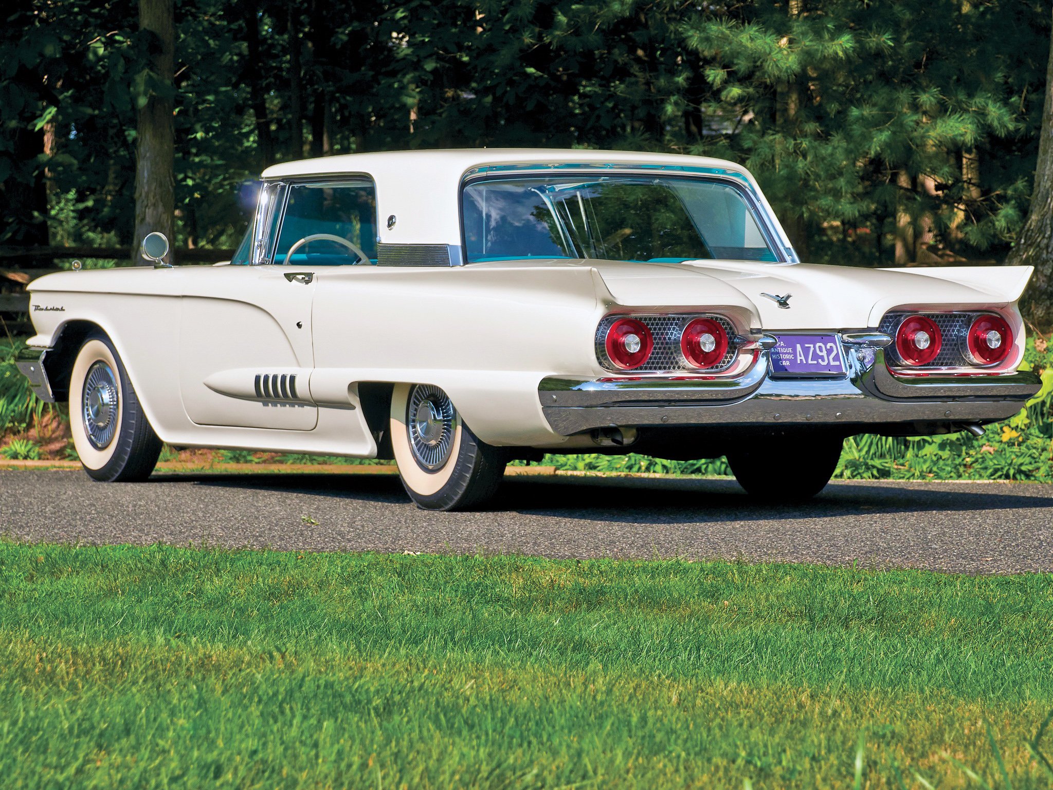 1958, Ford, Thunderbird, Hardtop, Coupe,  63a , Luxury, Retro Wallpaper