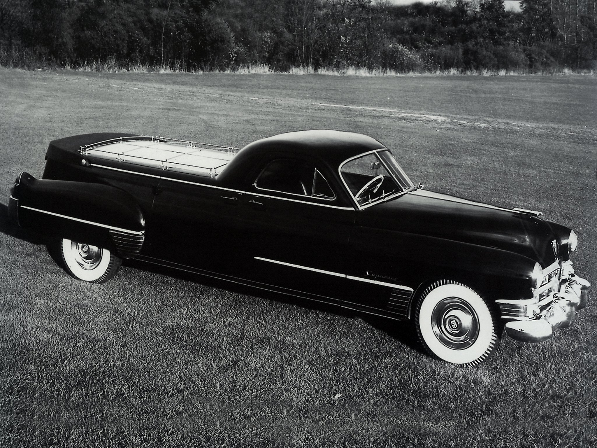 1949, Superior, Cadillac, Flower, Car,  49 75 , Hearse, Pickup, Death, Luxury, Retro Wallpaper