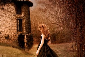 mood, Sadness, Sorrow, Architecture, Buildings, Women, Females, Girls, Redheads, Gothic