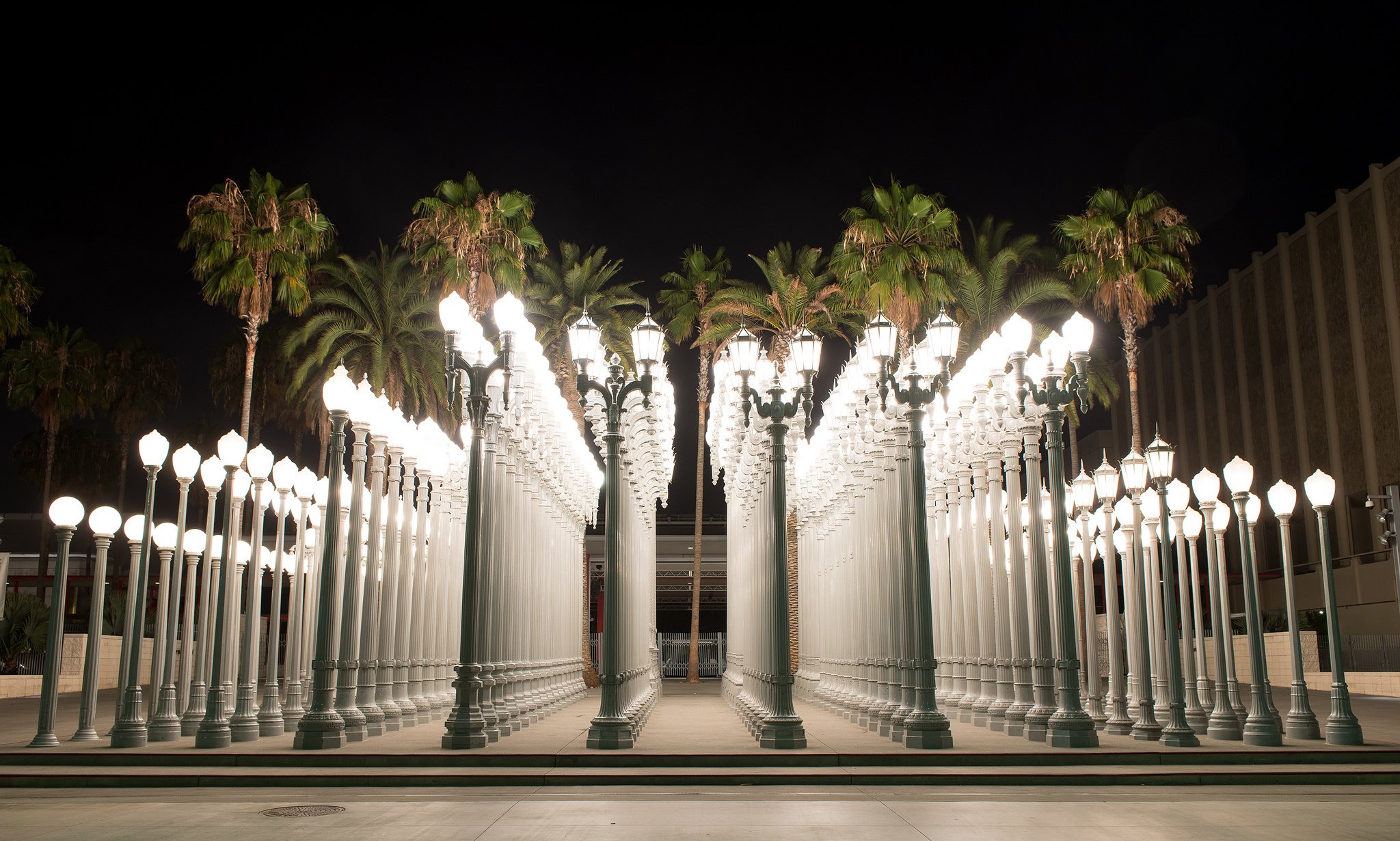 los, Angeles, California, Pacific, Ocean, Beach, Architecture, Buildings, Cities, Lights, Night Wallpaper