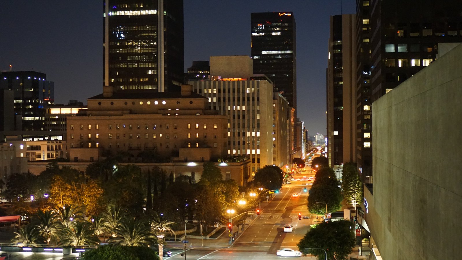 los, Angeles, California, Pacific, Ocean, Beach, Architecture, Buildings, Cities, Lights, Night Wallpaper